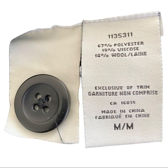 Catherine Malandrino single button black cardigan - Picture 7 of 7